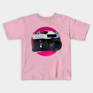 Vintage retro camera Kids T-Shirt